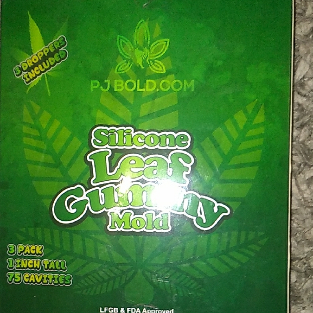 Silicone Leaf Gummy Mold - Green